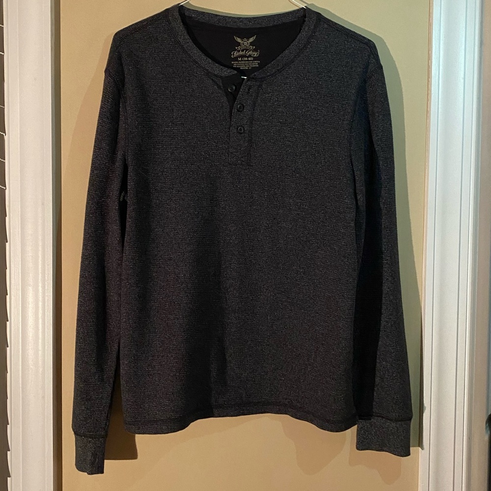 Faded Glory grey henley